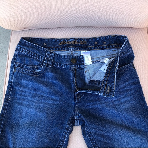 Eddie Bauer Est 1920 Adjustable Waist Button Flap Back Pockets 2009 Jeans 10R - Picture 10 of 16